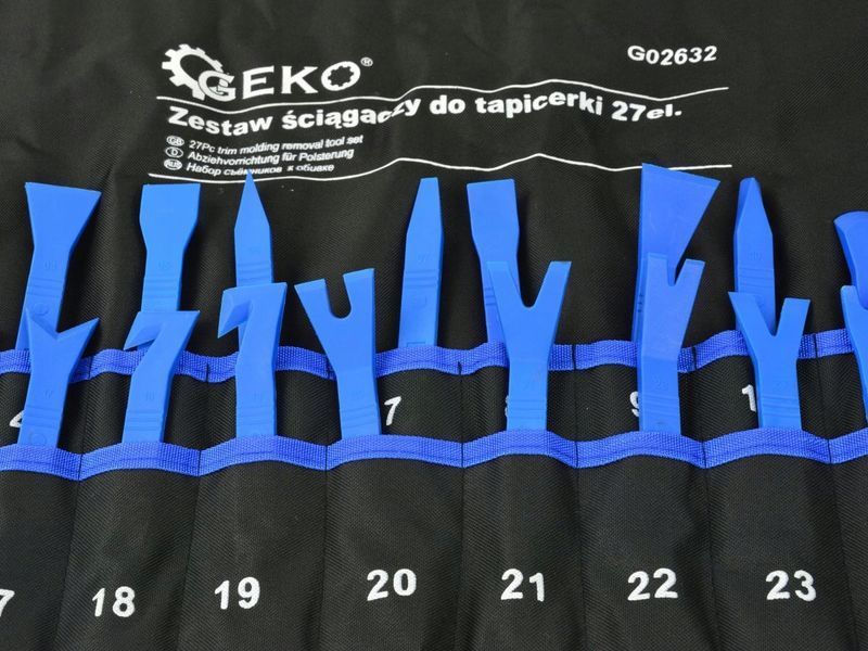 Набір знімачів оббивки 27 штук Geko G02632 G02632 фото