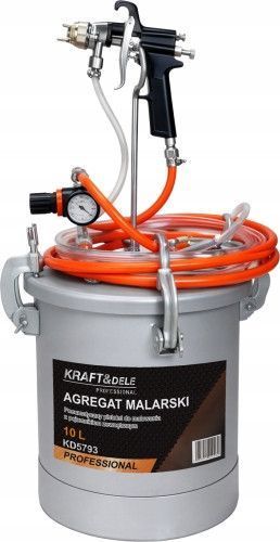 Фарбувальна станція 10л пневматична Kraft&Dele KD5793 KD5793 фото