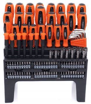 Набір викруток та біт 122 ел. Kraft & Dele KD10958 KD10958 фото