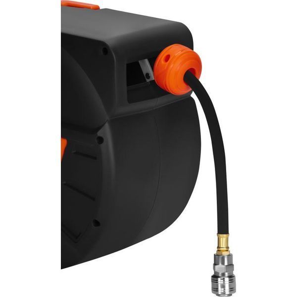 Пневматичний шланг на котушці Kraft&Dele KD2157, 10 м, 1/4", автоматичний барабан KD2157 фото