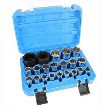 Набір головок 1/2" 12-гранних (8-36 мм) 21 шт. P3003 P3003 фото