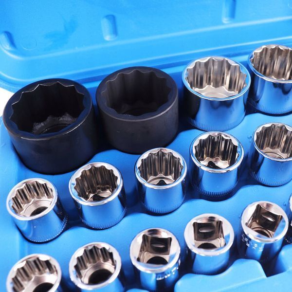 Набір головок 1/2" 12-гранних (8-36 мм) 21 шт. P3003 P3003 фото