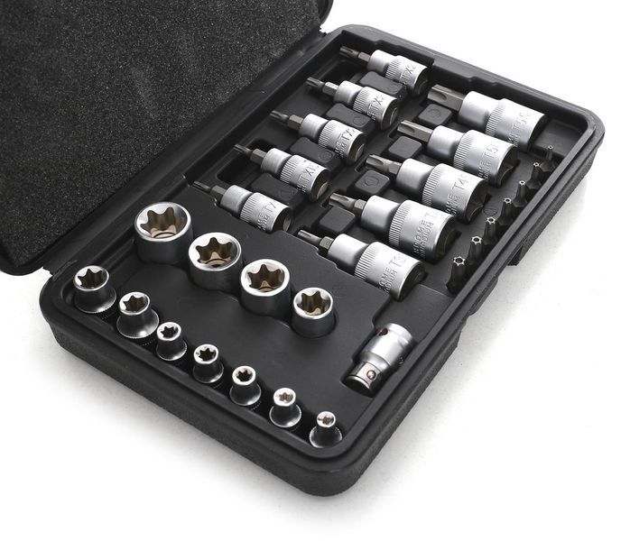 Набір біт і головок Torx 30 шт. Kraft&dele KD10242 KD10242 фото