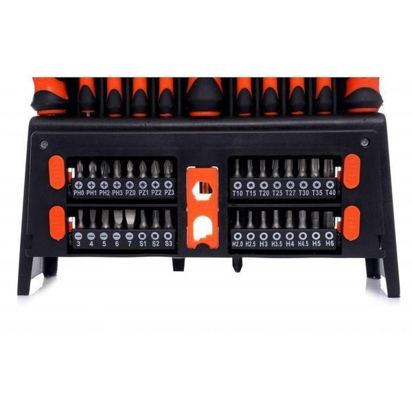 Набір викруток та біт 50 ел PH PZ H Torx магнітний наконечник підставка Kraft&Dele KD10950 KD10950 фото