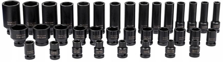 Набір торцевих ударних головок 1/2" (8-32 мм) 35 шт. Silver S11663 S11663 фото