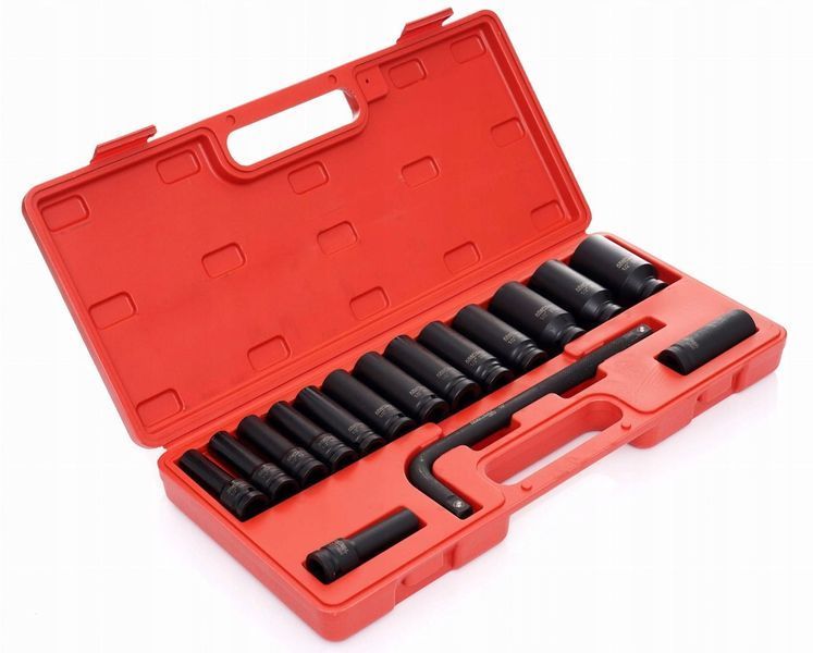 Набор ударных головок 1/2" 10-32 мм 16 шт. + ворот KD11755 KD11755 фото