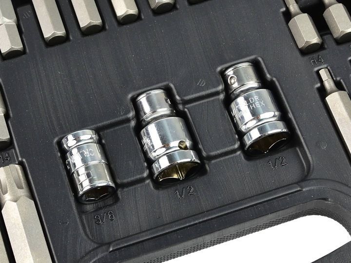 Набір шестигранних ключів 75ел. TORX SPLINE RIBE Geko G10036 G10036 фото
