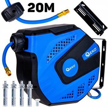 Пневмошланг на катушці 20м 8х12мм Geko G03192 G03192 фото