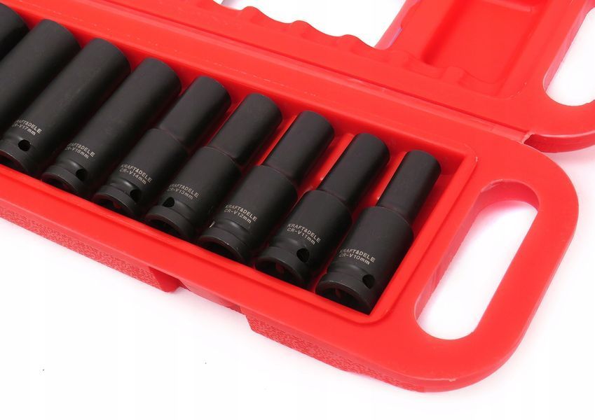 Набір ударних головок 1/2" 10-32 мм Kraft&Dele KD10521 KD10521 фото