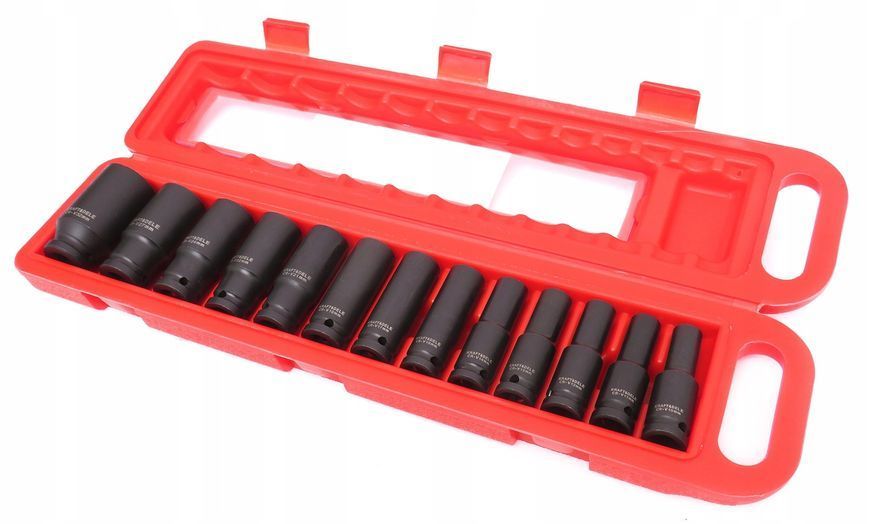 Набір ударних головок 1/2" 10-32 мм Kraft&Dele KD10521 KD10521 фото