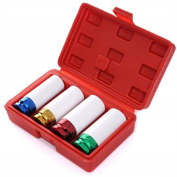 Комплект ударных головок для легкосплавных дисков 17-22 мм. Kraft&Dele KD10523 KD10523 фото