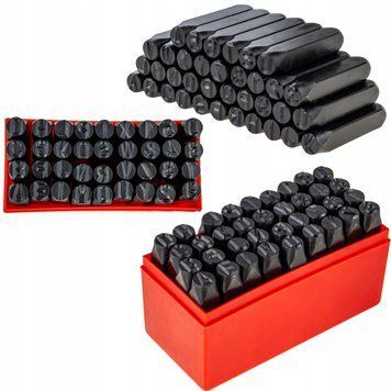 Клейма букв + цифрові 10мм 36шт Vorfal V07773 V07773 фото