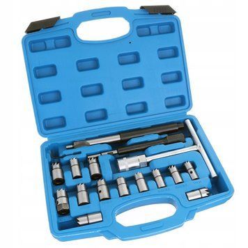 Набір фрез для гнізд форсунок, 17 елементів F05424/2 F05424/2 фото
