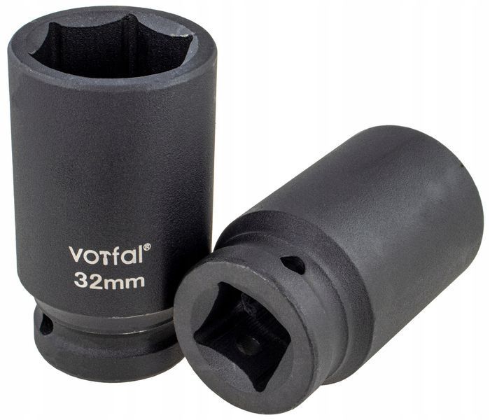Набір ударних шестигранних головок торцевих 3/4&rdquo; (17-32 мм) 8 шт. Vorfal V08113 V08113 фото