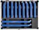 Набір токарних різців 12x12 мм 11 штук Geko G01242 G01242 фото 2